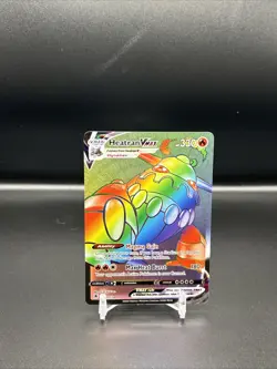 Pokemon TCG Heatran VMAX Astral Radiance Holo Card 191/189 Secret Rare - Image 1