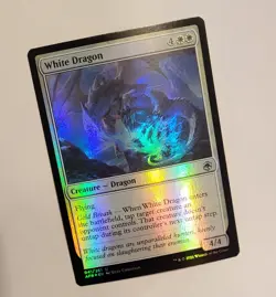 MTG White Dragon Foil 041/281 AFR Adventures in the Forgotten Realms 2021 Magic - Image 1