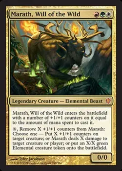 Marath, Will of the Wild - Commander 2013 #198/356 MTG Magic The Gathering - Image 1