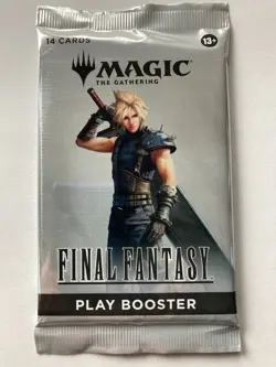 Magic the Gathering Final Fantasy Play Booster Pack - New/Factory sealed - Image 1