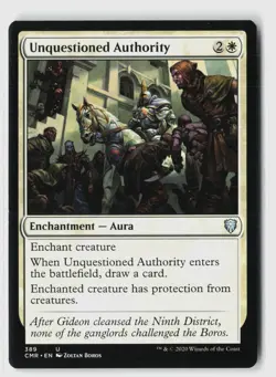 Unquestioned Authority #389 (NM) Commander Legends CMR Magic MTG - Image 1