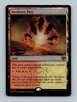 Sundown Pass (Foil) 0264 (R) MTG Secrets of Strixhaven (SOS) - Image 1