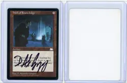 Well of Knowledge Weatherlight Signed Alexander D. Gregory Artist Proof MTG - Image 3