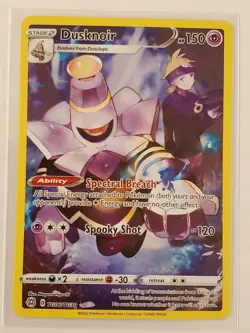 Pokemon TCG Dusknoir Sword & Shield: Brilliant Stars TG06/TG30 Holo Secret Rare - Image 1
