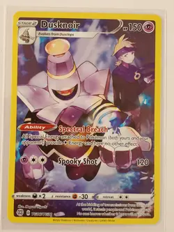 Pokemon TCG Dusknoir Sword & Shield: Brilliant Stars TG06/TG30 Holo Secret Rare - Image 2