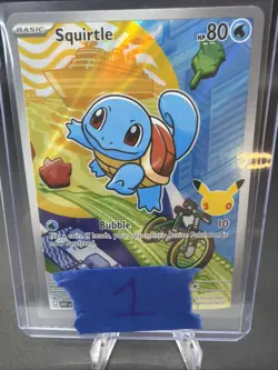 Pokemon Squirtle MEP 039 First Partner Illustration Promo NM - Image 3
