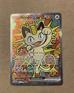 The Pokemon Company Meowth ex 121/088 Perfect order Art Holo UR ENG - Image 1