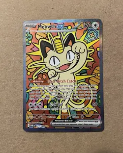 The Pokemon Company Meowth ex 121/088 Perfect order Art Holo UR ENG - Image 2