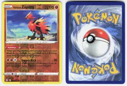 Galarian Zapdos 082/203 Holo Rare Evolving Skies Pokemon Reverse Holo Near Mint - Image 1