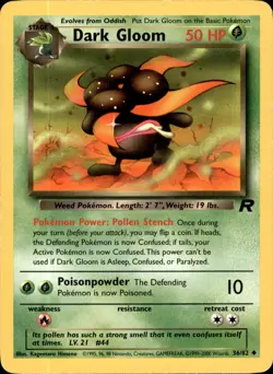 Dark Gloom 36/82 Unlimited - Pokemon Team Rocket - MP - Image 1