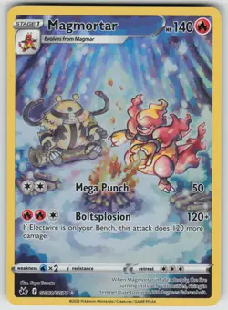 Magmortar GG03/GG70 Holo Crown Zenith Galarian Gallery Pokemon NM - Image 1