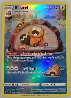 Bibarel GG25/GG70 Pokemon Crown Zenith: Galarian Gallery Holo NM (1 of 2) - Image 1