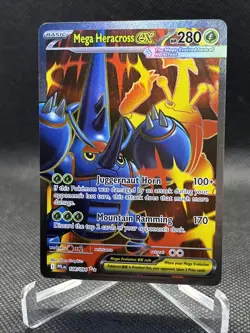 2025 Pokemon Phantasmal Flames Mega Heracross ex Ultra Rare #108/094 TCG - Image 2
