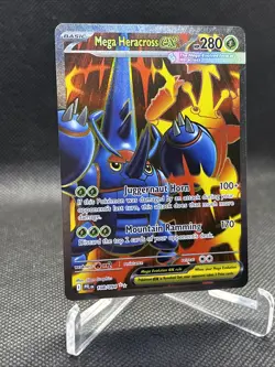 2025 Pokemon Phantasmal Flames Mega Heracross ex Ultra Rare #108/094 TCG - Image 3