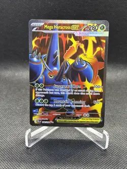 2025 Pokemon Phantasmal Flames Mega Heracross ex Ultra Rare #108/094 TCG - Image 4