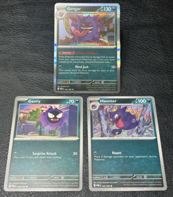 Gastly 048 Haunter 049 Gengar 050/088 - Holo Rare - Pokemon TCG: Perfect Order - Image 1
