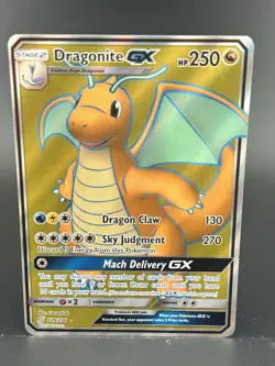 Dragonite GX 229/236 Unified Minds Full Art Ultra Rare Pokemon NM - Image 1