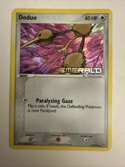 Pokemon EX Emerald Doduo Stamped Reverse Holo 45/106 NEAR MINT - Image 1