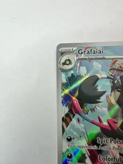 Pokemon TCG Grafaiai 223/193 Sv02: Paldea Evolved Illustration Rare Holo - - Image 4