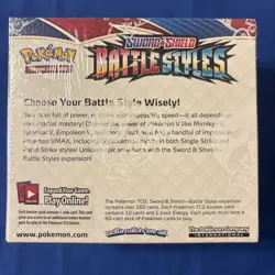 Pokemon TCG: Sword & Shield - Battle Styles Booster Box Factory Sealed 36 Packs 820650818189 - Image 3