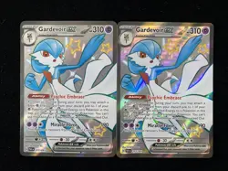 2024 Pokemon TCG English Paldean Fates PAF EN 217/091 Gardevoir ex Lot*2 RB60 - Image 1