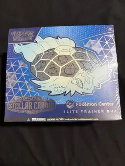 Pokemon TCG Stellar Crown Pokemon Center Exclusive ETB Sealed *very minor tear* - Image 1