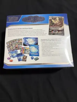 Pokemon TCG Stellar Crown Pokemon Center Exclusive ETB Sealed *very minor tear* - Image 2