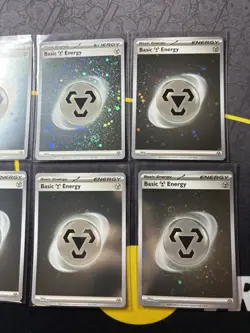 Pokemon TCG 8x Metal Energy Cosmos Holo Scarlet And Violet 151 - NM Condition - Image 5