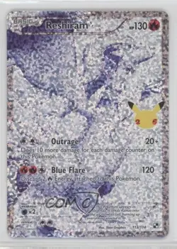 Reshiram (Black & White) Pokemon Celebrations Classic Collection #113/114 - Image 1