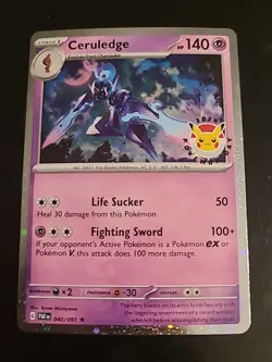 Ceruledge 040/091 - 2024 Pokemon Day - Paldean Fates - Pokemon TCG - NM - Image 1