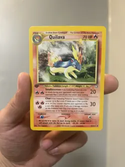 Quilava 1st Ed. Pokemon Neo Genesis #47/111 WOTC Vintage - LP - Image 1