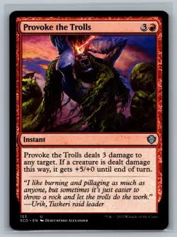 Magic MTG Starter Commander Decks Provoke the Trolls #153 TCG CCG - Image 1
