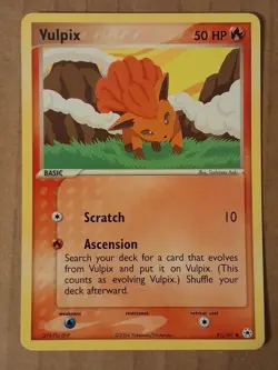 Pokemon Vulpix 81/101 Hidden Legends NM-MT See Pictures - Image 1