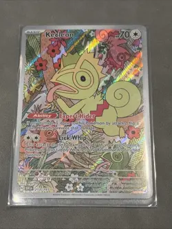 Pokemon Kecleon 213/191 Illustration Rare Holo 70 HP Sv08 Surging Sparks English - Image 1