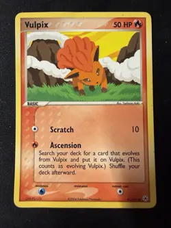 Vulpix Hidden Legends #81 (2004) Common NM Pokemon TCG - Image 1