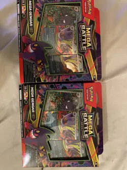 2X Mega Gengar Ex Battle Deck Boxes Haunter IR Pokemon TCG New Sealed - Image 1