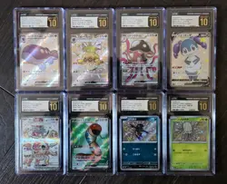 Pokemon lot of 8 CGC Pristine 10 slabs, Shiny Super Rare, Shiny Treasure ex - Image 1