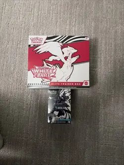 Pokemon White Flare Elite Trainer Box ETB & black bolt Booster Bundle brand new! - Image 1