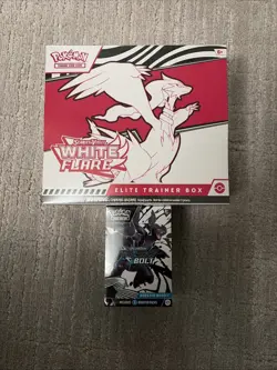 Pokemon White Flare Elite Trainer Box ETB & black bolt Booster Bundle brand new! - Image 2