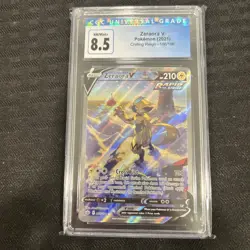Pokemon TCG Zeraora V Alt Art 166/198 Chilling Reign CGC 8.5 - Image 1