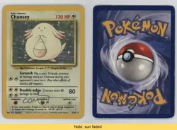 Chansey Holo Pokemon Base Set #3 1999 READ - Image 3