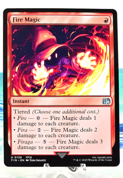 MTG Universes Beyond Final Fantasy Fire Magic 0136 - Image 1