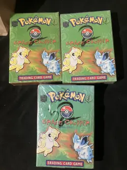 Pokemon / Grass Chopper / Starter Theme Deck / Sealed WOTC Wizards Base Set 2 - Image 1