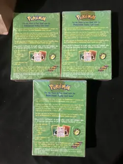 Pokemon / Grass Chopper / Starter Theme Deck / Sealed WOTC Wizards Base Set 2 - Image 2