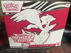 Pokemon Scarlet and Violet White Flare Elite Trainer Box TCG Factory Sealed - Image 1