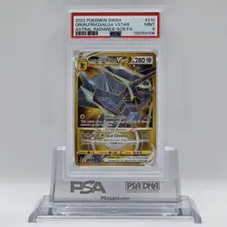 2022 Pokemon SWSH Astral Radiance #210 Origin Forme Dialga VStar PSA 9 - Image 1