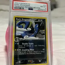2004 Pokemon Ex Team Rocket Returns PSA 8 Dark Dragonair Reverse Foil - Image 3