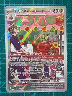 Pokemon TCG Dipplin 170/167 Illustration Rare Twilight Masquerade English - Image 1
