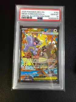 Mega Kangaskhan ex 182/132 PSA 10 SIR Mega Evolution Special Illustration Rare - Image 1