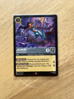 Jasmine - Fearless Princess 178/204 Fabled Reg 2025 Disney Lorcana NM Nonfoil - Image 2